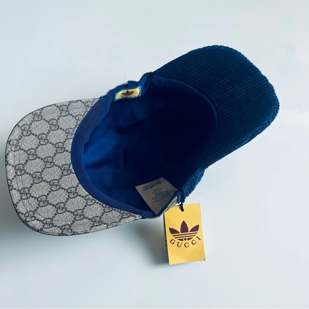 Gucci x Adidas Double Sided GG Supreme Canvas Hat - Picture 5 of 7